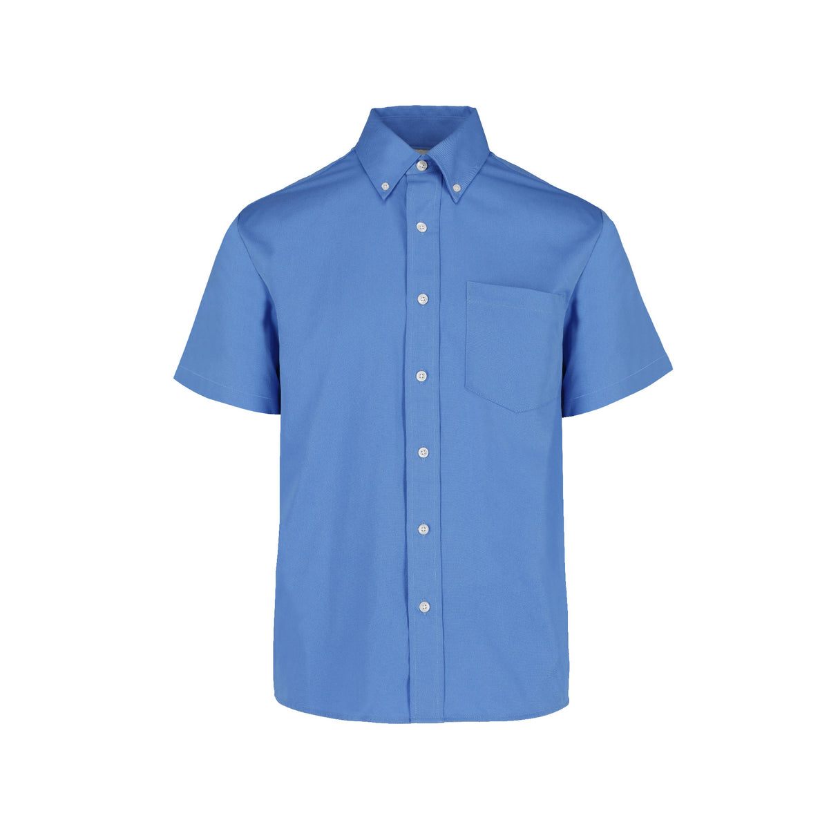 Men’s Short Sleeve Twill Shirt (French blue) – Yazbek USA Mint
