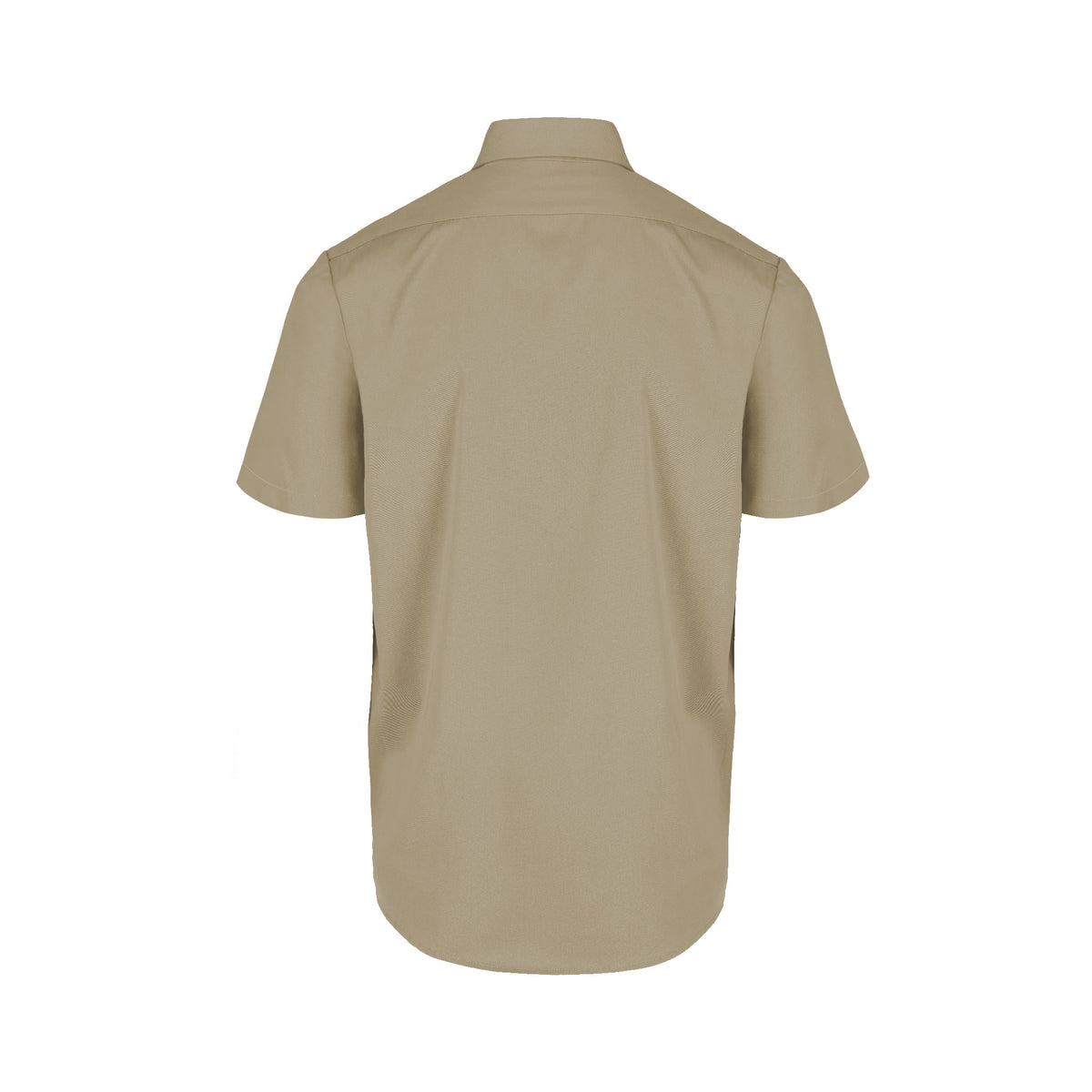 Adult Unisex Short Sleeve Twill Shirt (Beige) – Yazbek USA Mint