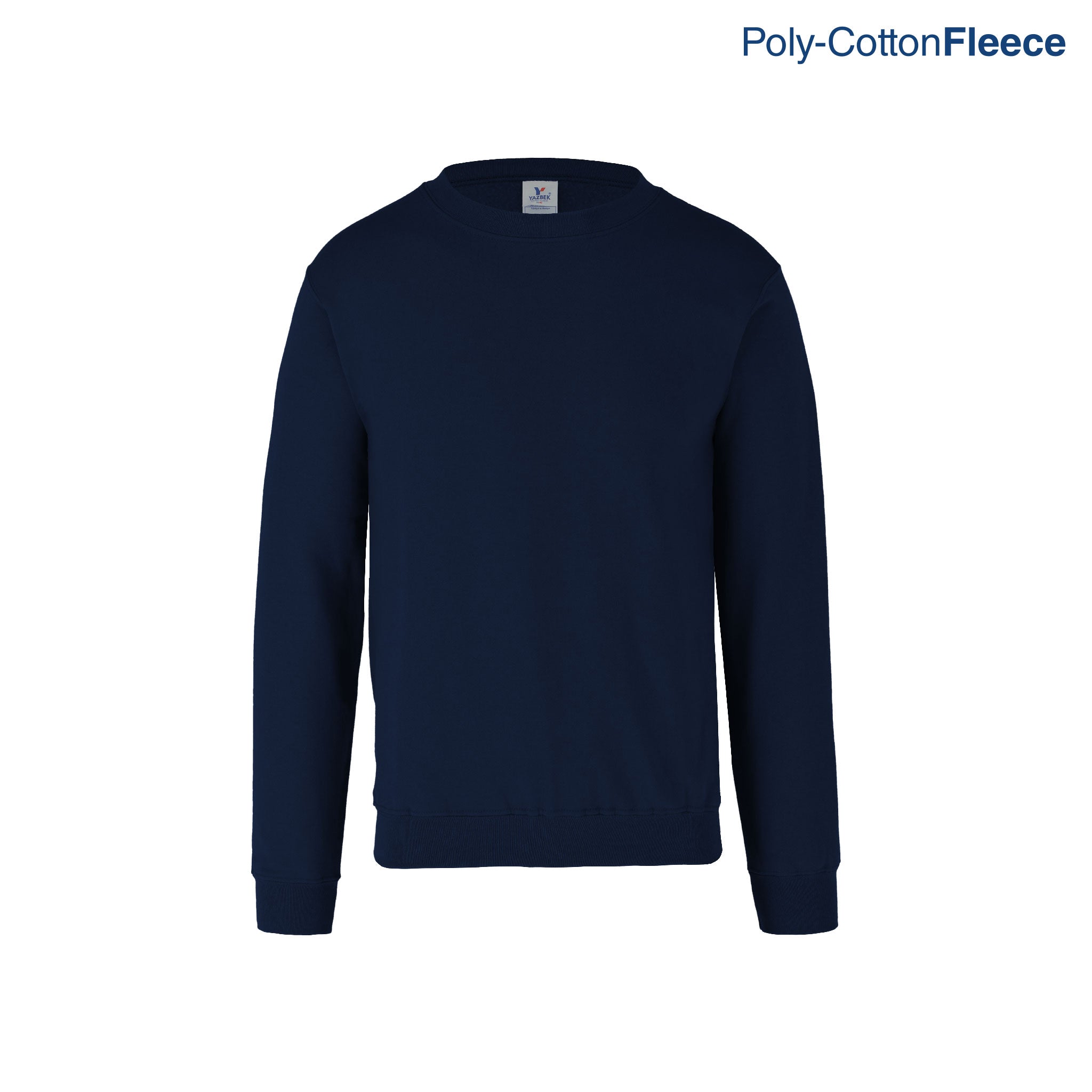 Adult's Unisex Crew Neck Sweatshirt (Navy) – Yazbek USA Mint