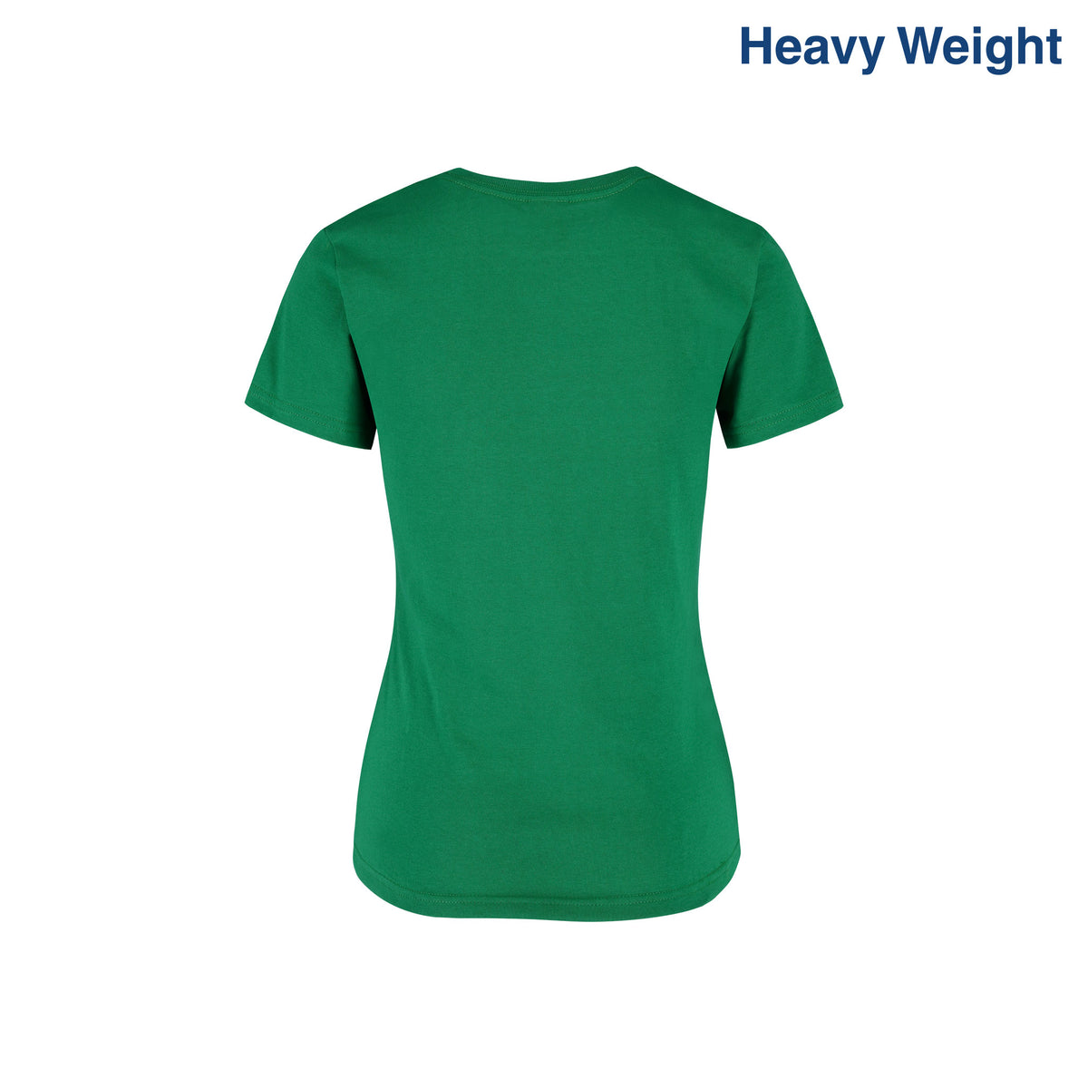 Women’s Heavy Weight Crew Neck Short Sleeve Silhouette T-Shirt (Jade ...