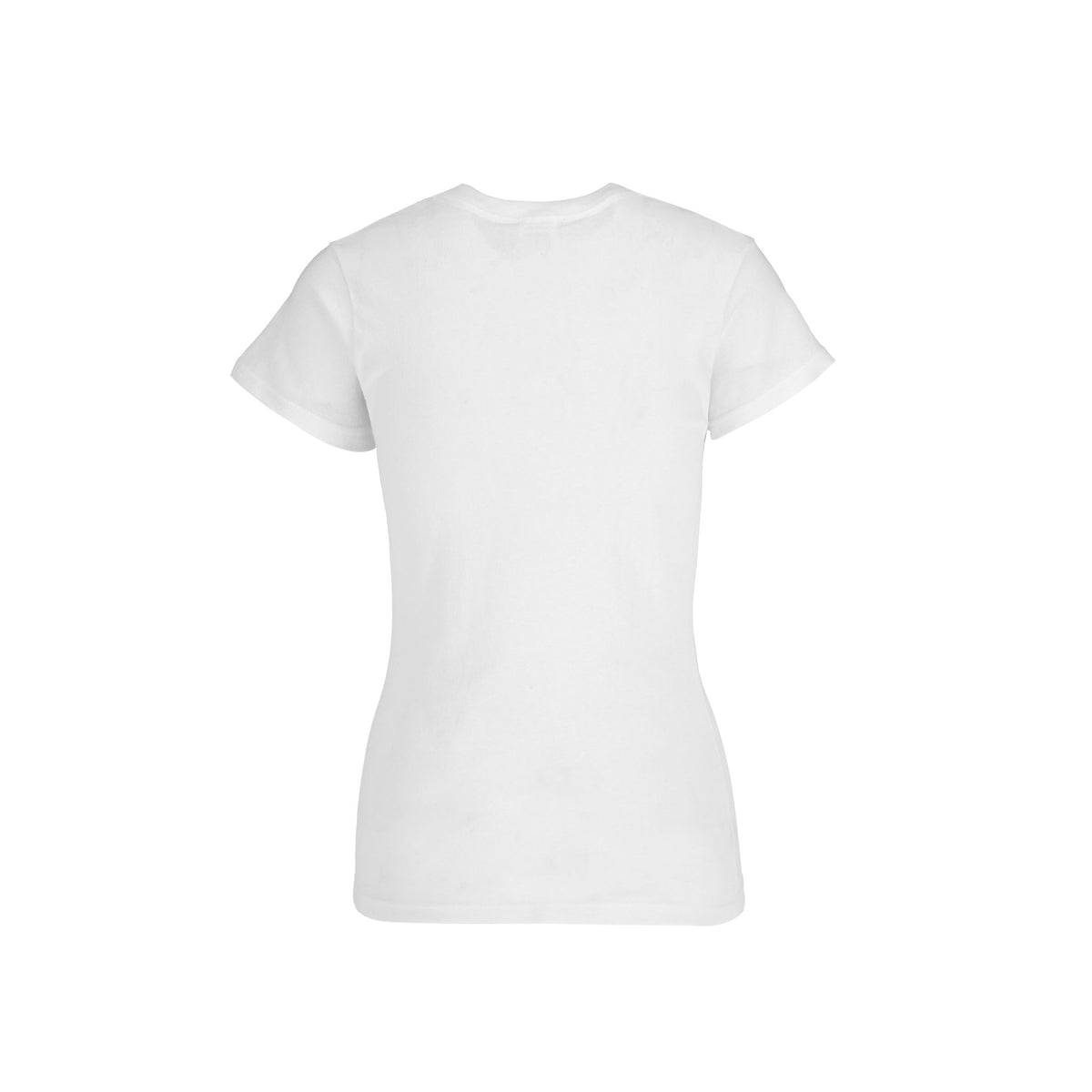 Women’s V-Neck Short Sleeve Silhouette T-Shirt (White) – Yazbek USA Mint