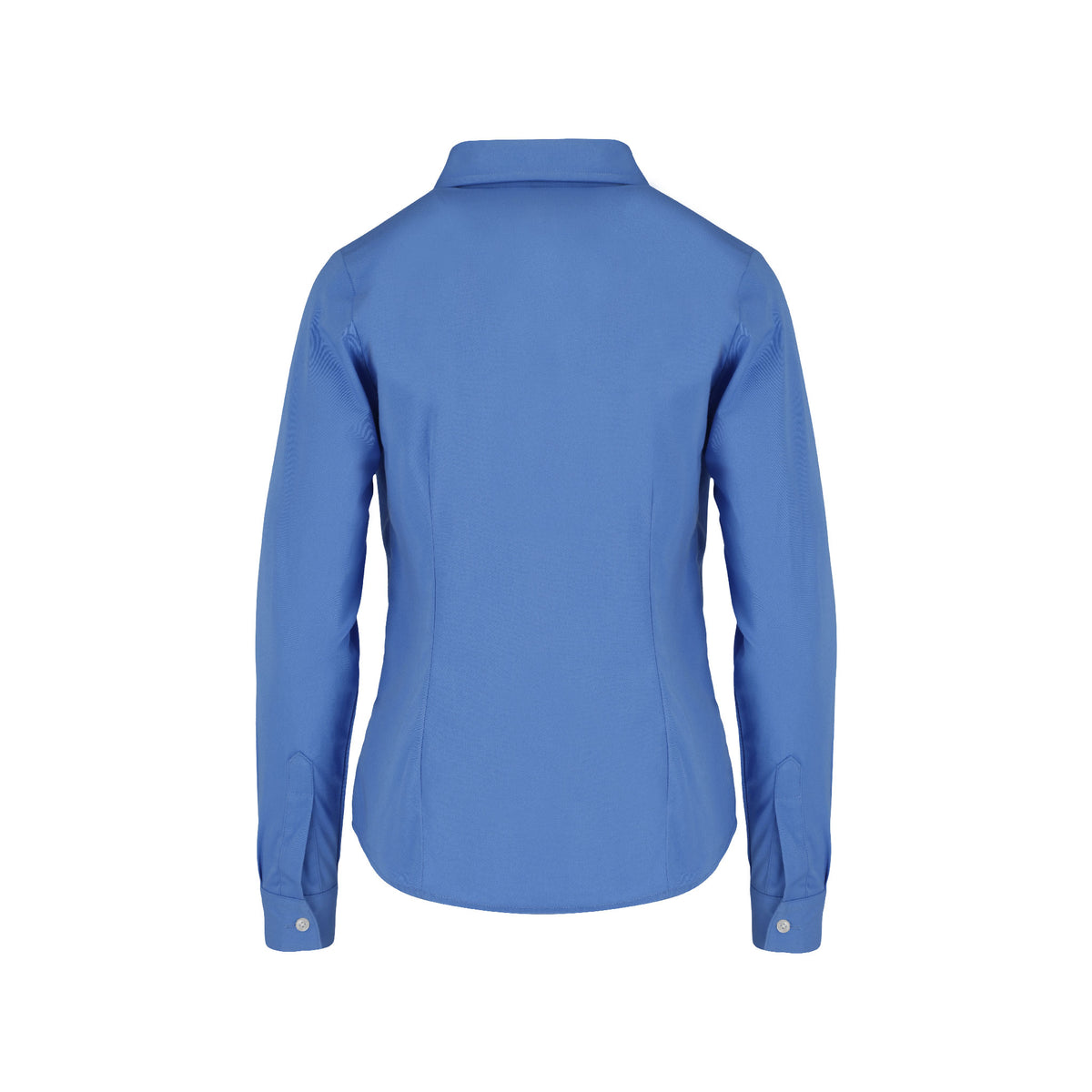 Women’s Long Sleeve Silhouette Twill Shirt (French blue) – Yazbek USA Mint