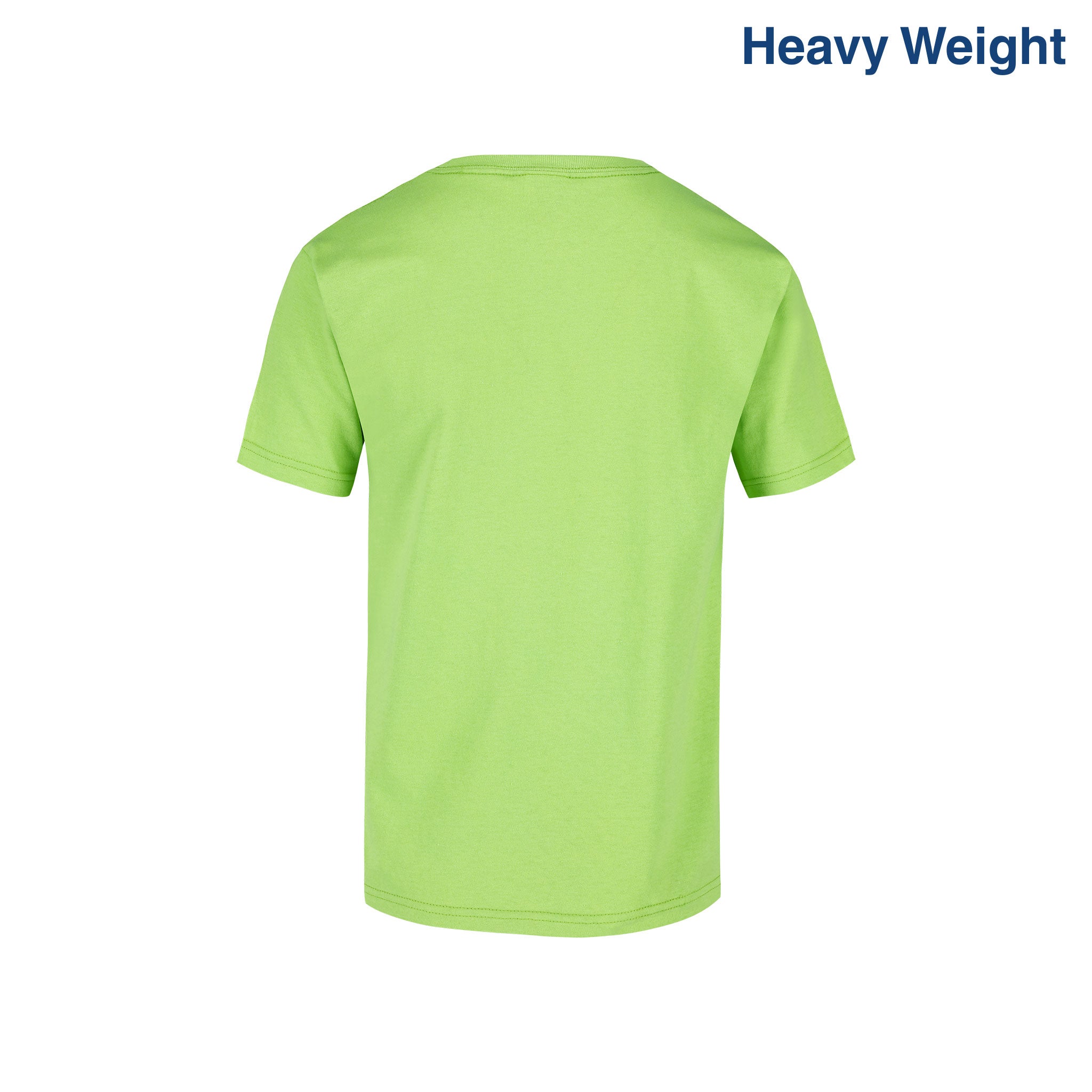 Youth's Heavy Weight Crew Neck Short Sleeve T-Shirt (Lime) – Yazbek USA Mint