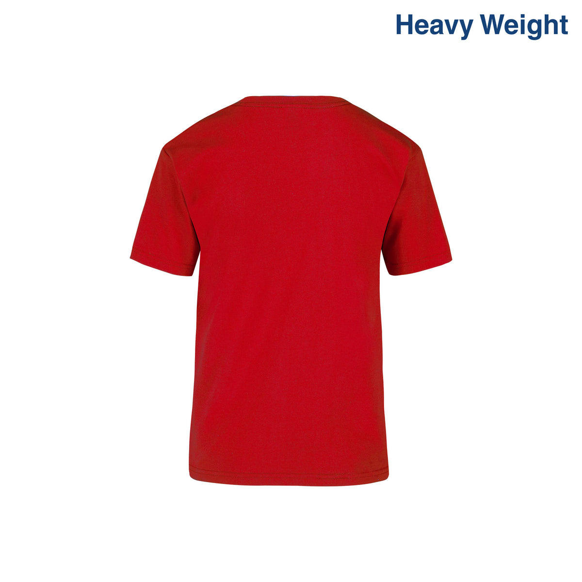 Youth’s Heavy Weight Crew Neck Short Sleeve T-Shirt (Red) – Yazbek USA Mint