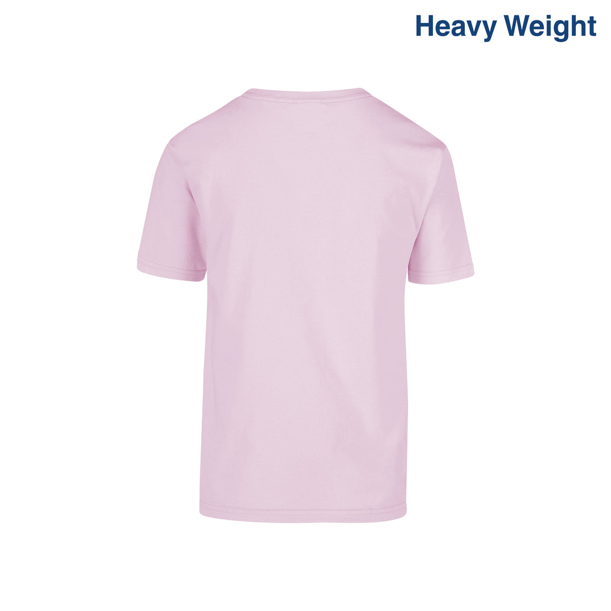 Youth’s Heavy Weight Crew Neck Short Sleeve T-Shirt (Light Pink ...