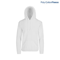 Youth’s Unisex Hooded Sweatshirt With Kangaroo Pocket (White)