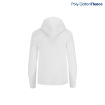 Youth’s Unisex Hooded Sweatshirt With Kangaroo Pocket (White)