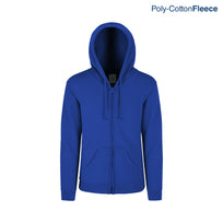 Youth’s Unisex Full Zip Hooded Sweatshirt With Kangaroo Pocket (Royal)