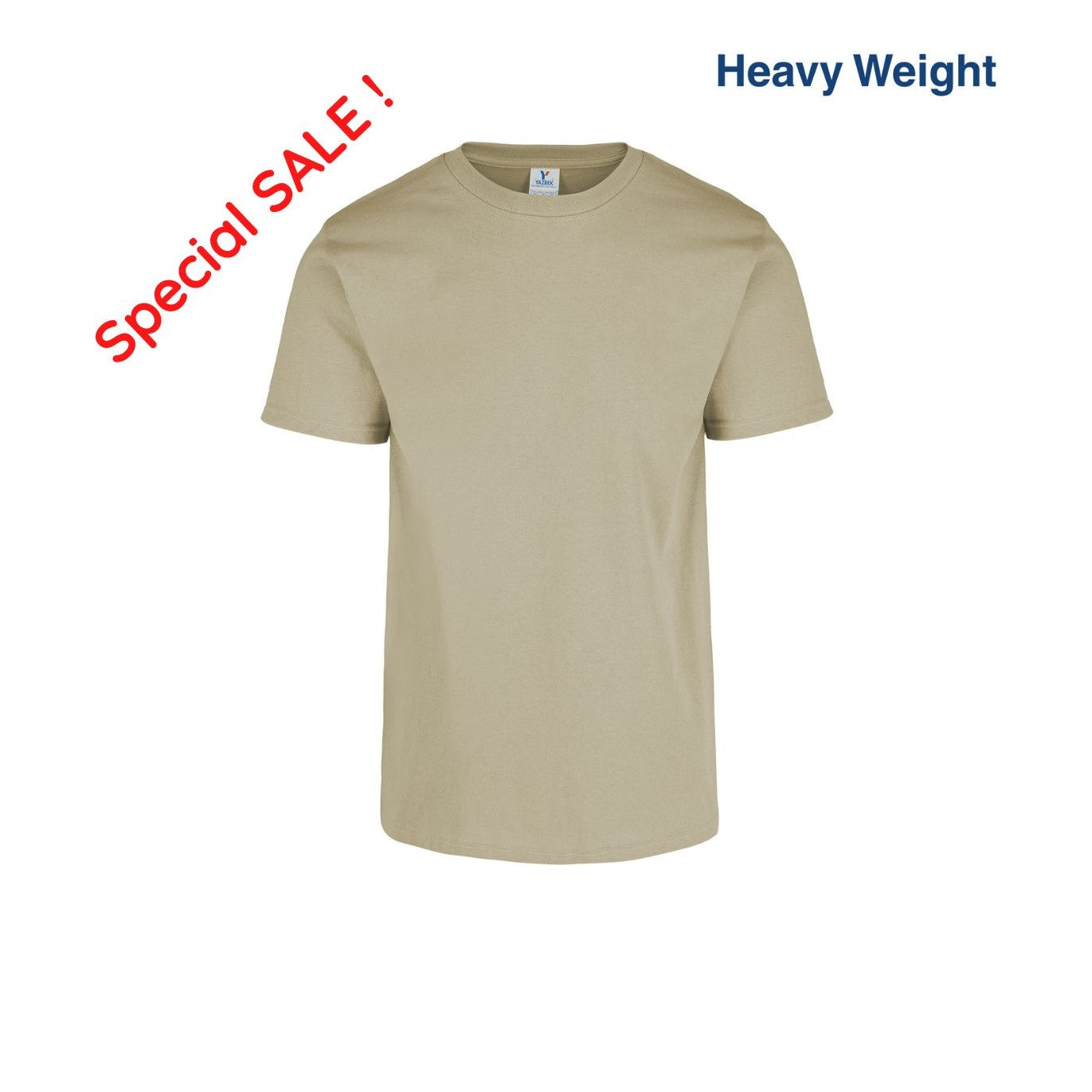 Build your brand Heavy Oversize Short Sleeve T-Shirt Beige