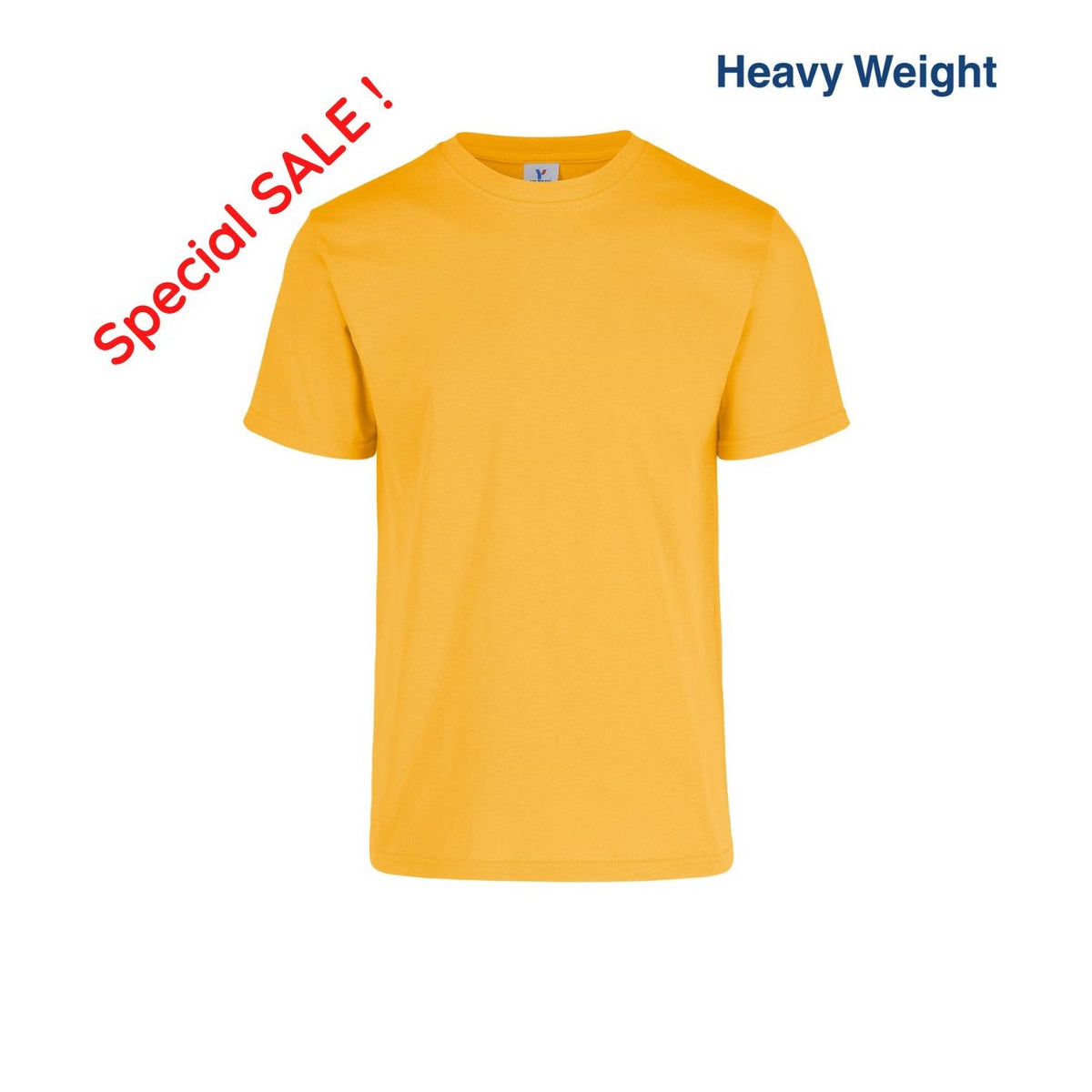 Men's Heavy Weight Crew Neck Short Sleeve T Shirt (Mango) – Yazbek USA Mint